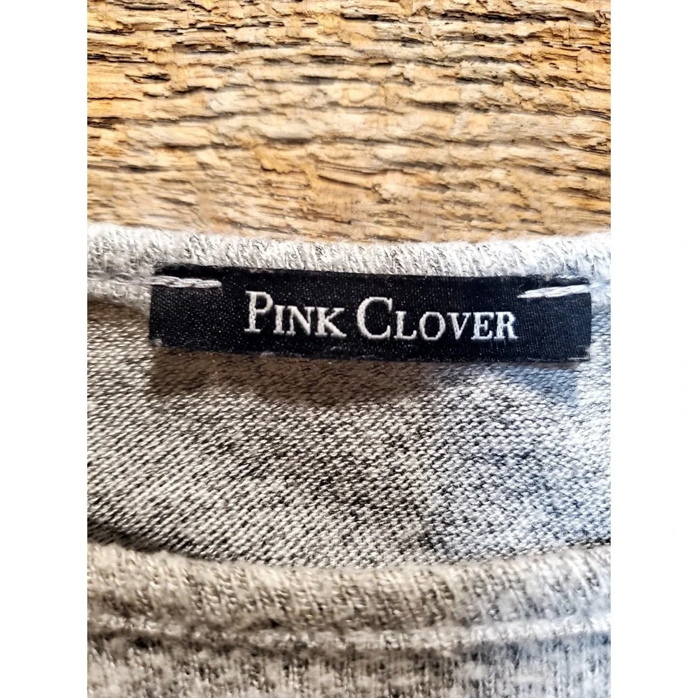 Pink Clover Long Sleeved Sweater Shirt
